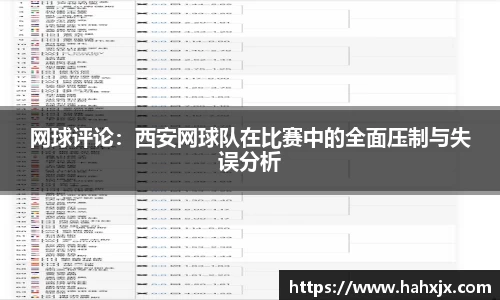 网球评论：西安网球队在比赛中的全面压制与失误分析